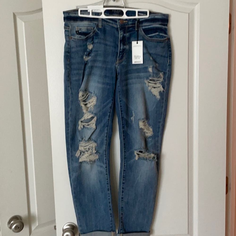 Judy Blue size 11/30 Brand new with tags distressed boyfriend jeans